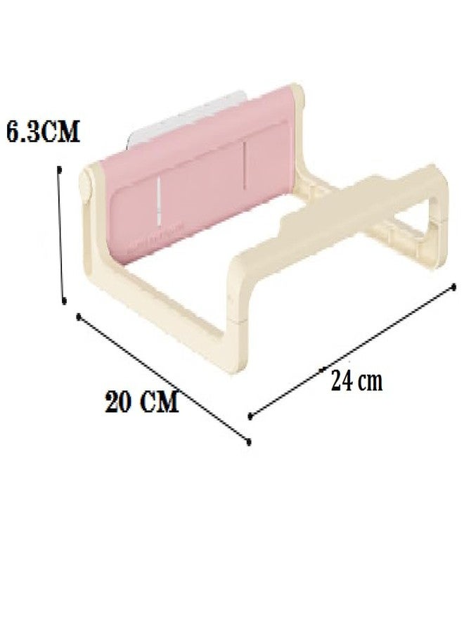 TGOPIT رف حوض غسيل معلق على الحائط من TGOPIT، قابل للطي، لا يحتاج إلى ثقب، رف تخزين للحمام، رف تخزين معلق على الحائط للحمام، رف غطاء أواني المطبخ، رف ذاتي اللصق - Image 2